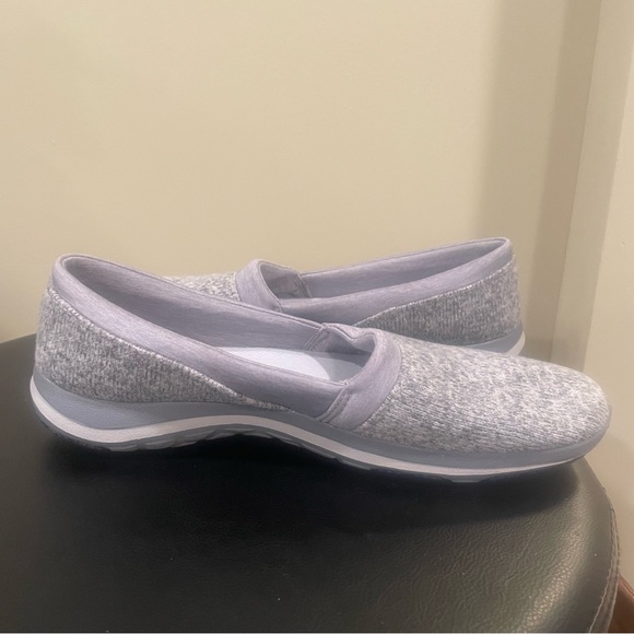 LL Bean Gray All Around Slip On Shoes Fleece Comfort Cushion 503514 - Size 9 - Picture 3 of 7